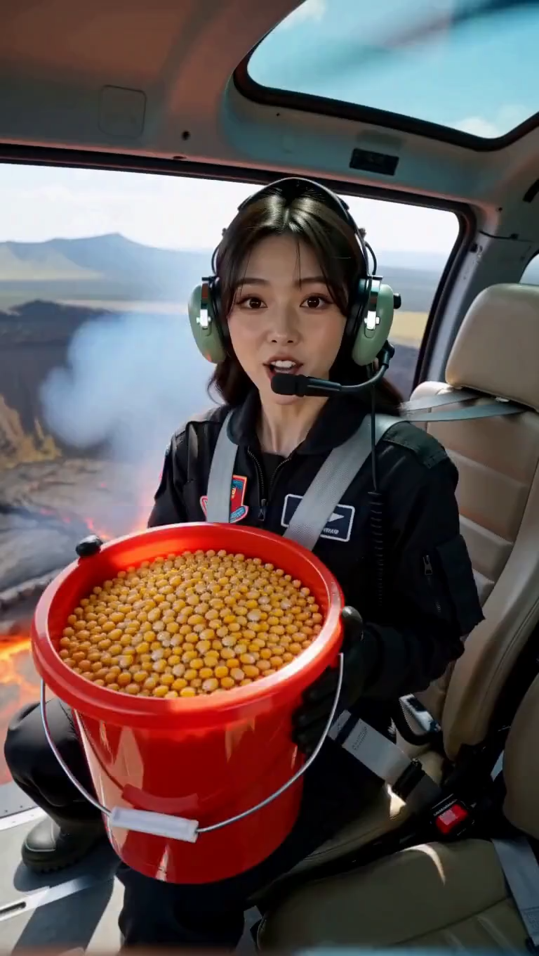 Vulkan-Popcorn